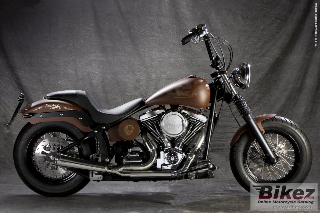 Big Headbanger foxy lady picture and wallpaper from Bikez.com